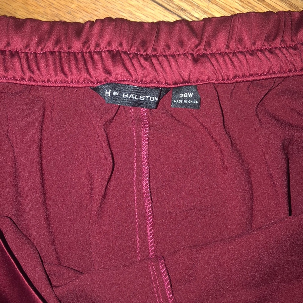 Sale H By Halston Plus-Sized Draw String Pants - image 4